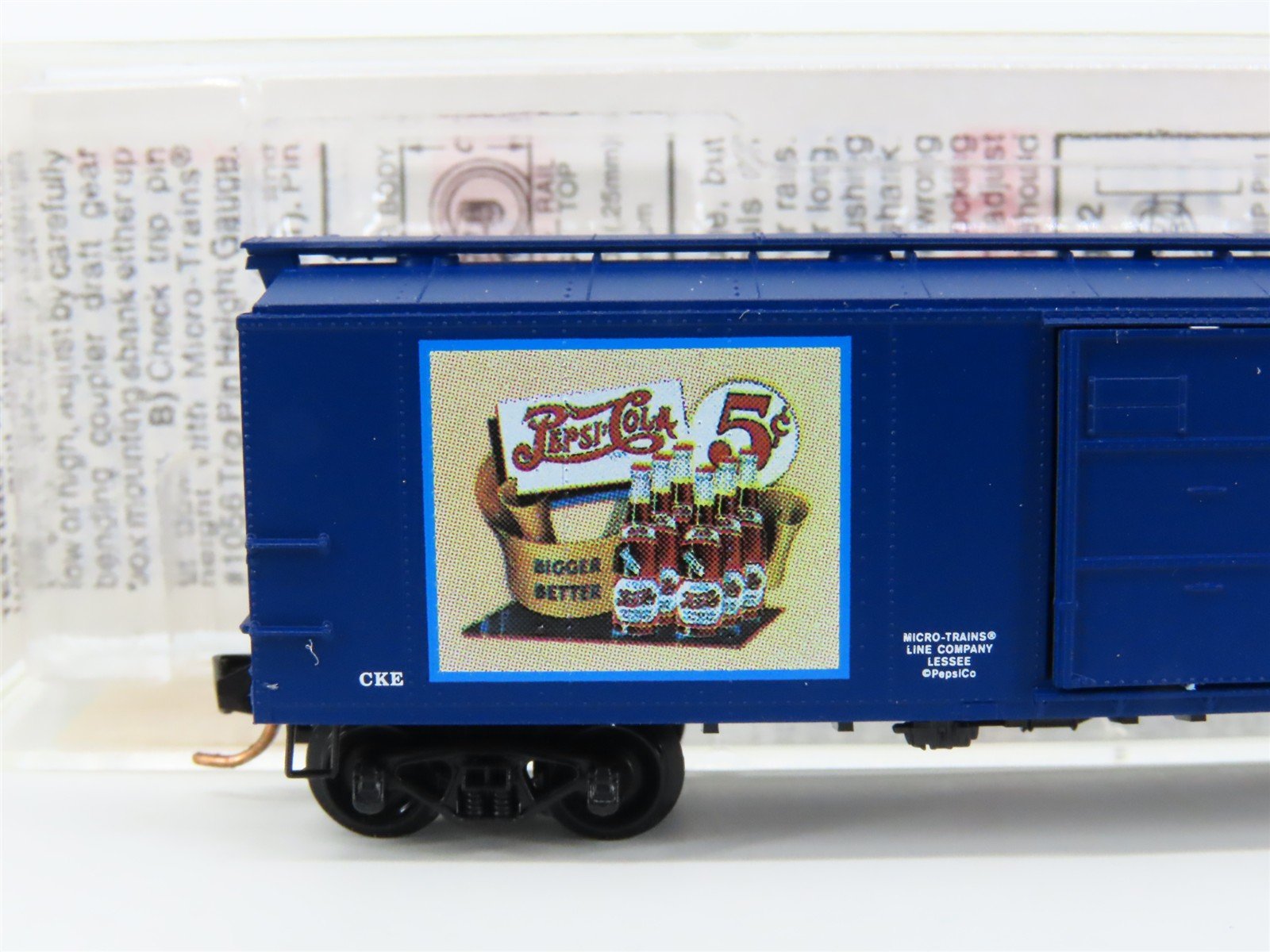 N Scale Micro-Trains MTL 120220 PCMT Pepsi-Cola 40' USRA Steel Box Car #12024