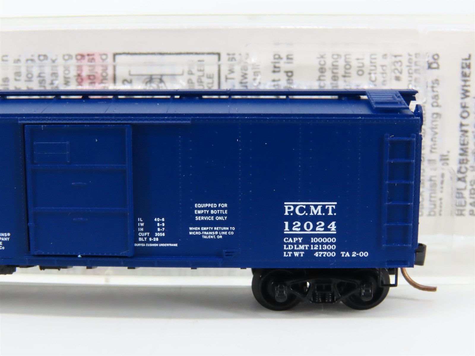 N Scale Micro-Trains MTL 120220 PCMT Pepsi-Cola 40' USRA Steel Box Car #12024