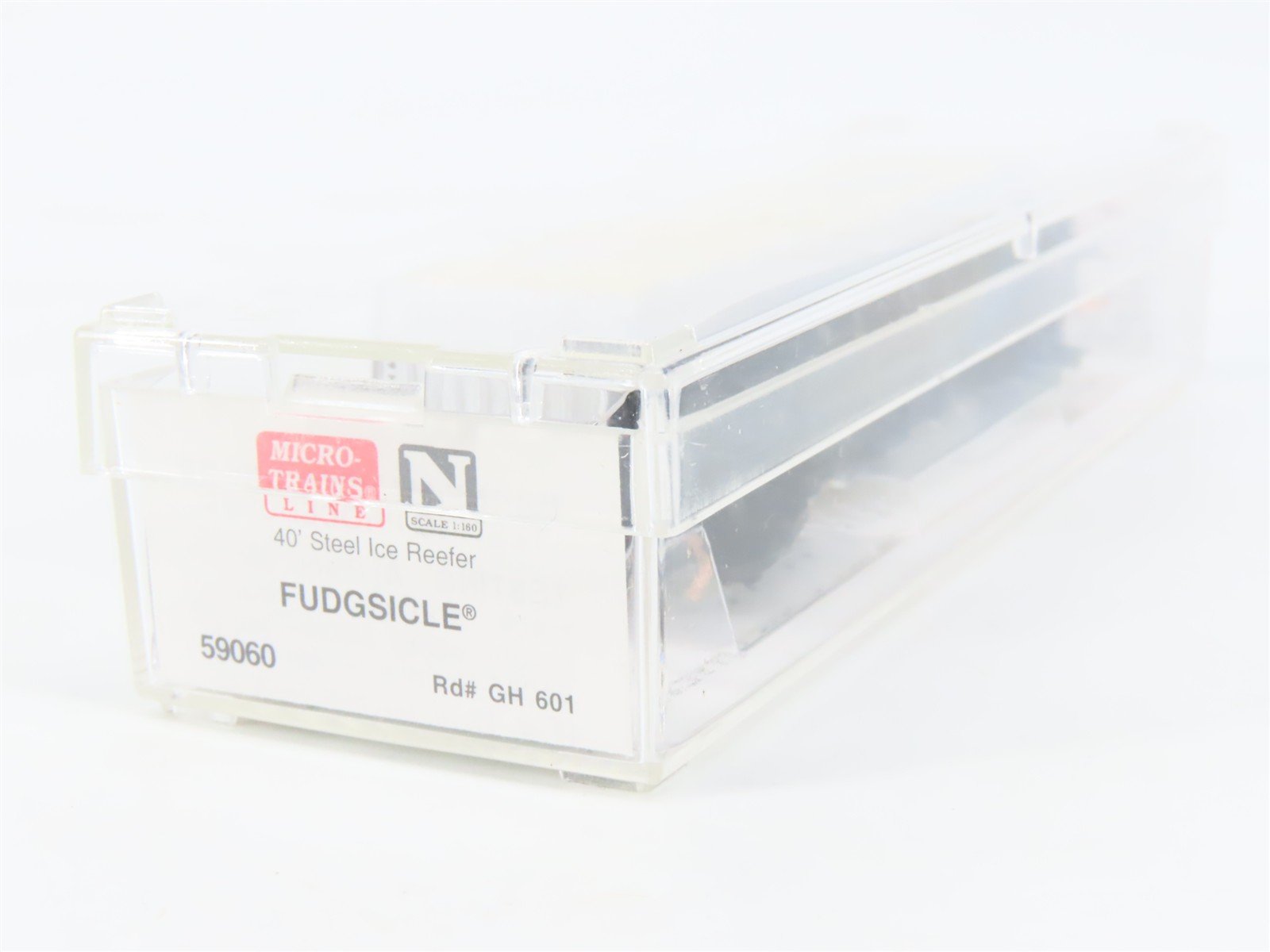 N Scale Micro-Trains MTL 59060 GH Fudgsicle 40' Steel Ice Reefer #601
