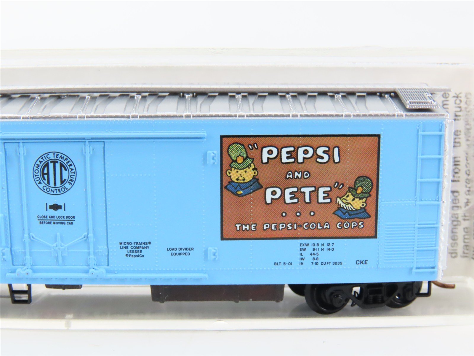 N Scale Micro-Trains MTL 69130 PCEX Pepsi And Pete Mechanical Reefer #69014