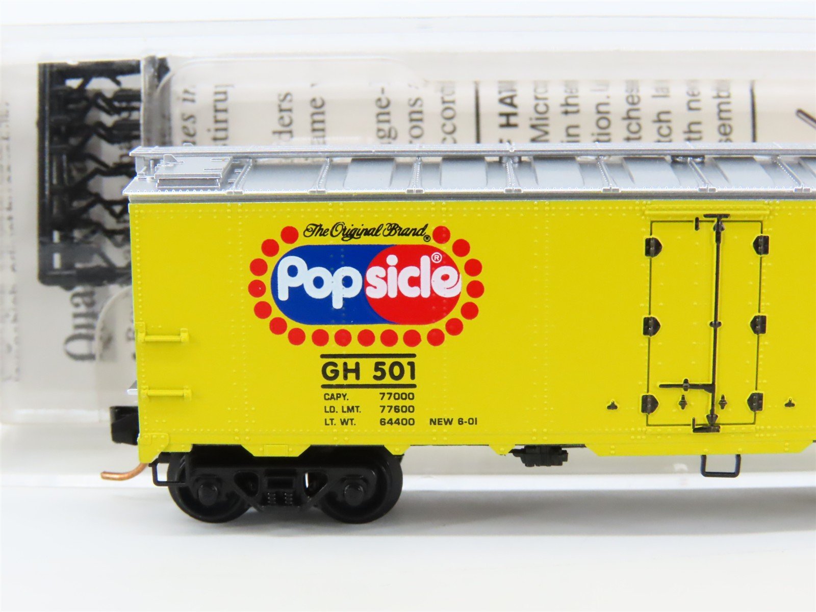 N Scale Micro-Trains MTL 59050 GH Popsicle 40' Steel Ice Reefer #501