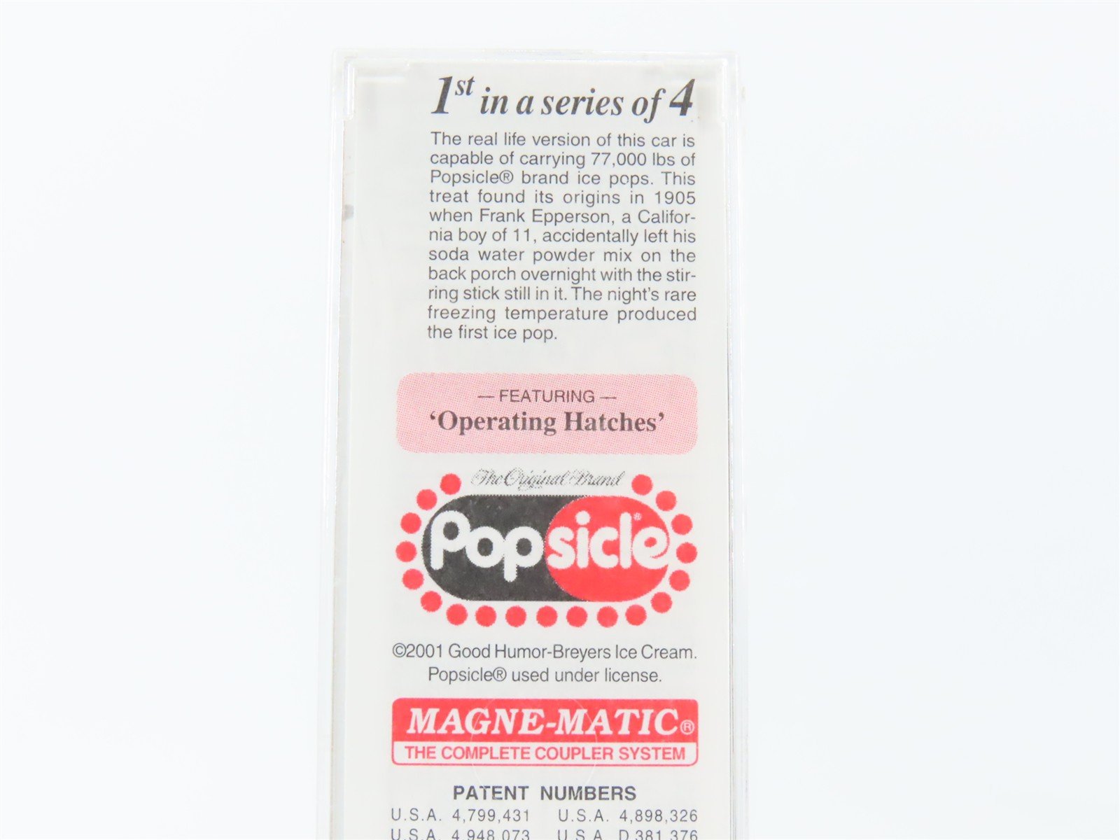 N Scale Micro-Trains MTL 59050 GH Popsicle 40' Steel Ice Reefer #501