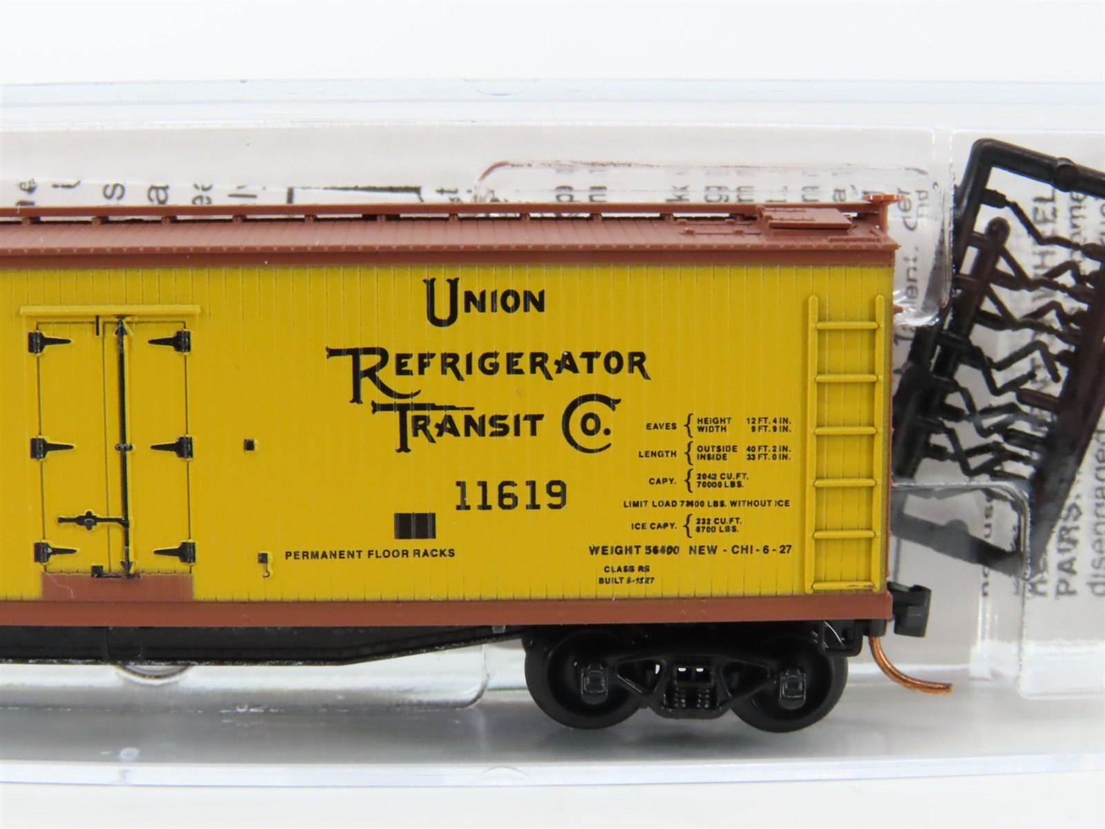 N Scale Micro-Trains MTL 04900540 URTC Harding's Butter 40' Wood Reefer #11619