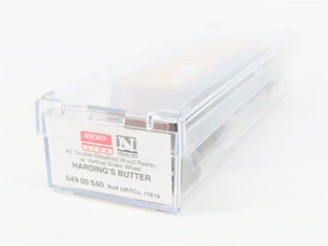 N Scale Micro-Trains MTL 04900540 URTC Harding's Butter 40' Wood Reefer #11619