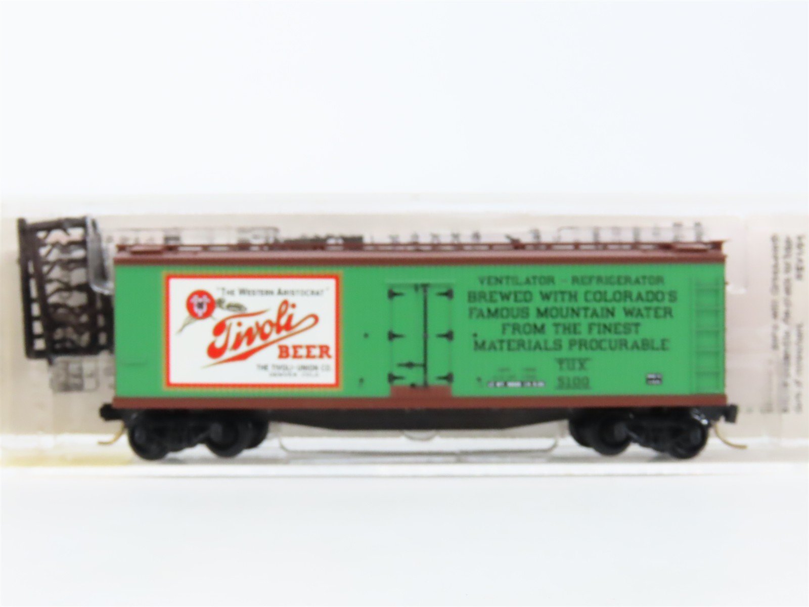 N Scale Micro-Trains MTL 49440 TUX Tivoli Beer 40' Wood Reefer #5100