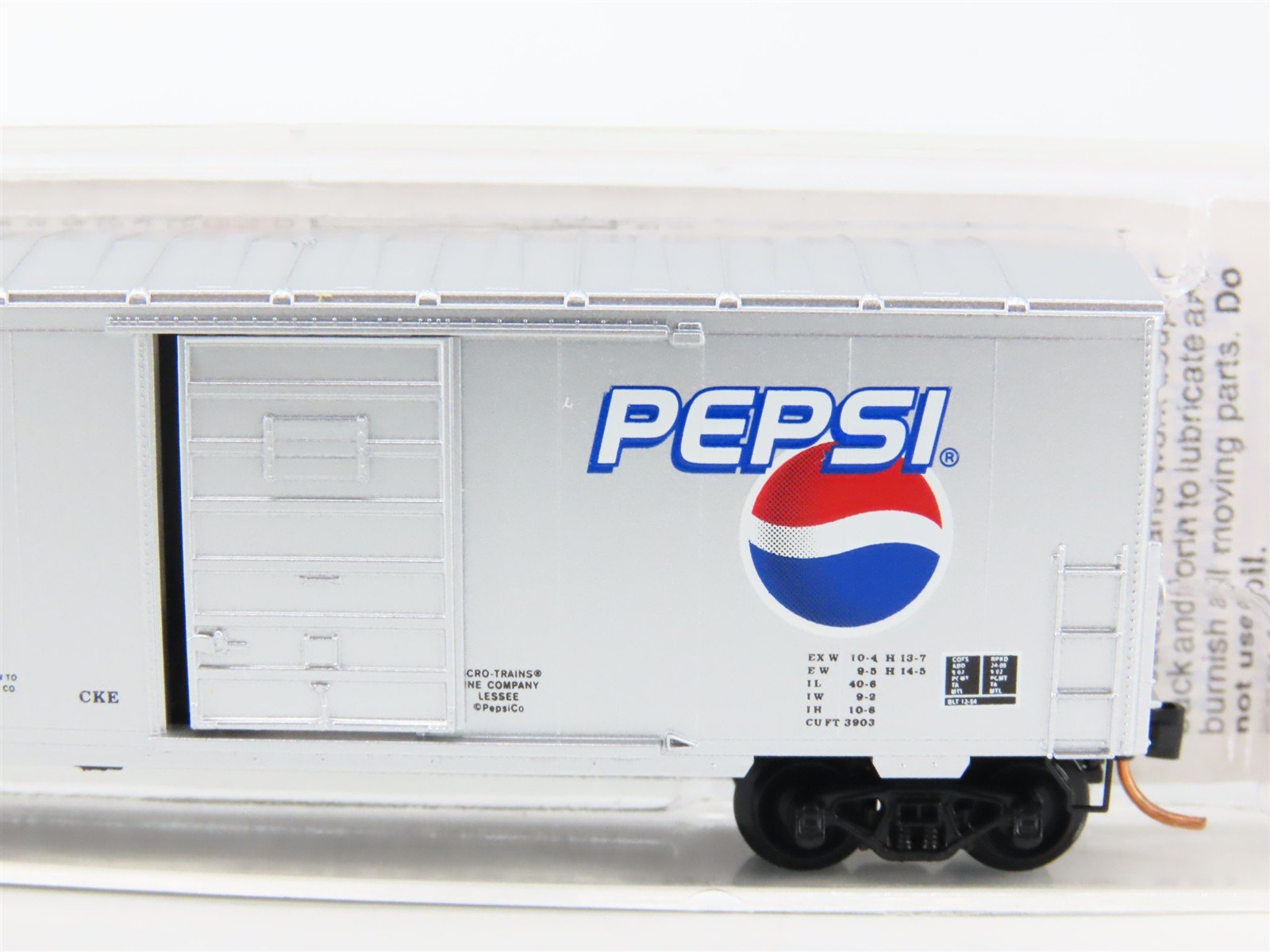 N Scale Micro-Trains MTL 24300 PCMT Pepsi Cola 40' Single Door Box Car #30042