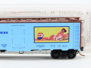 N Scale Micro-Trains MTL 59550 PCEX Pepsi Cola 40' Steel Side Ice Reefer #59505