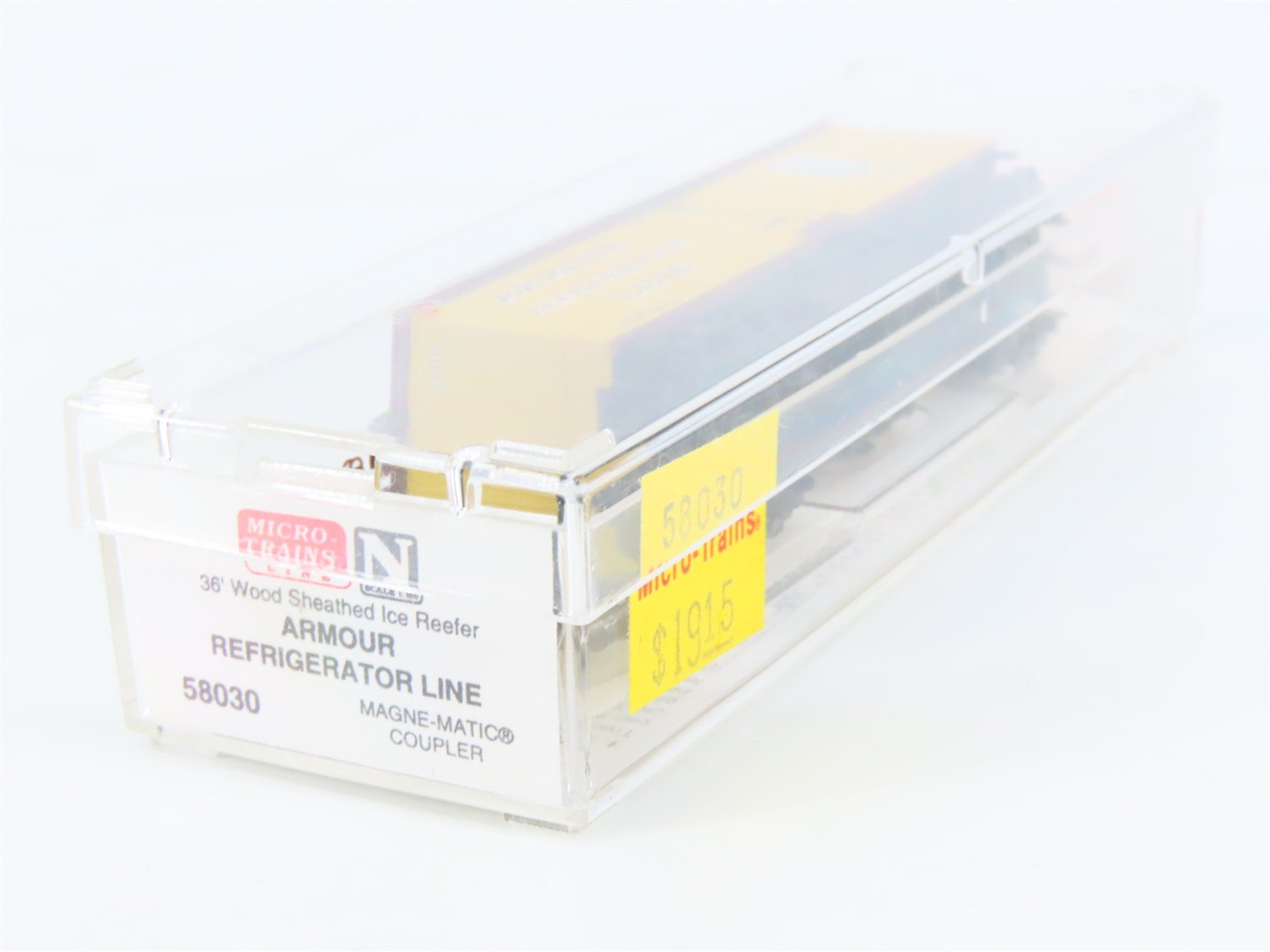N Scale Micro-Trains MTL 58030 Armour Refrigerator Line 36' Ice Reefer #7306