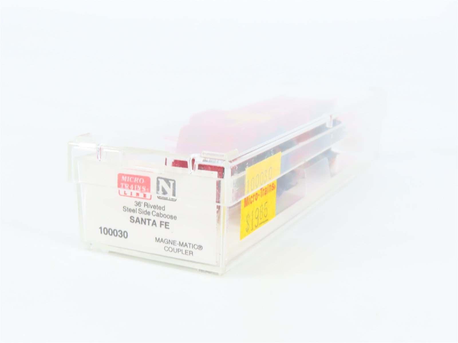 N Micro-Trains MTL 100030 ATSF Santa Fe 36' Riveted Steel Side Caboose #999245