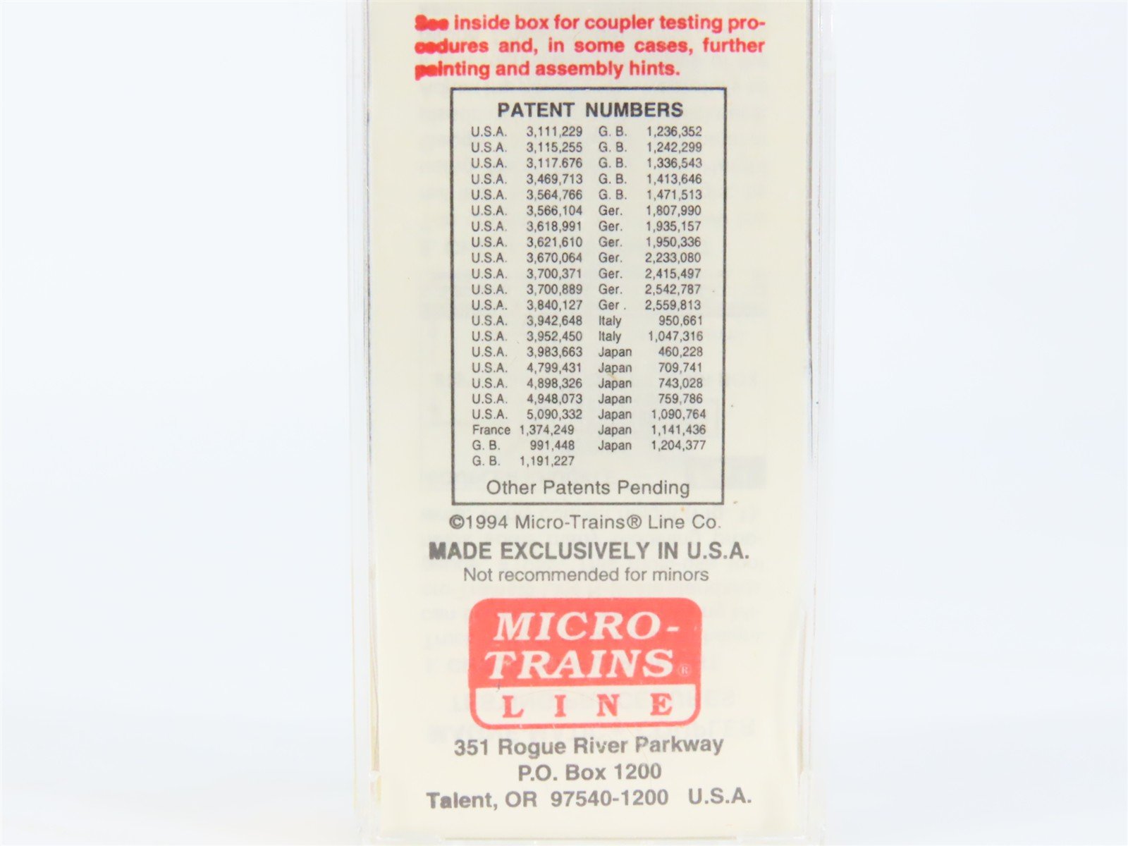 N Scale Micro-Trains MTL 55350 TN 