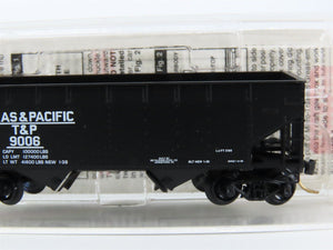 N Scale Micro-Trains MTL 55120 T&P Texas & Pacific 2-Bay Open Hopper #9006