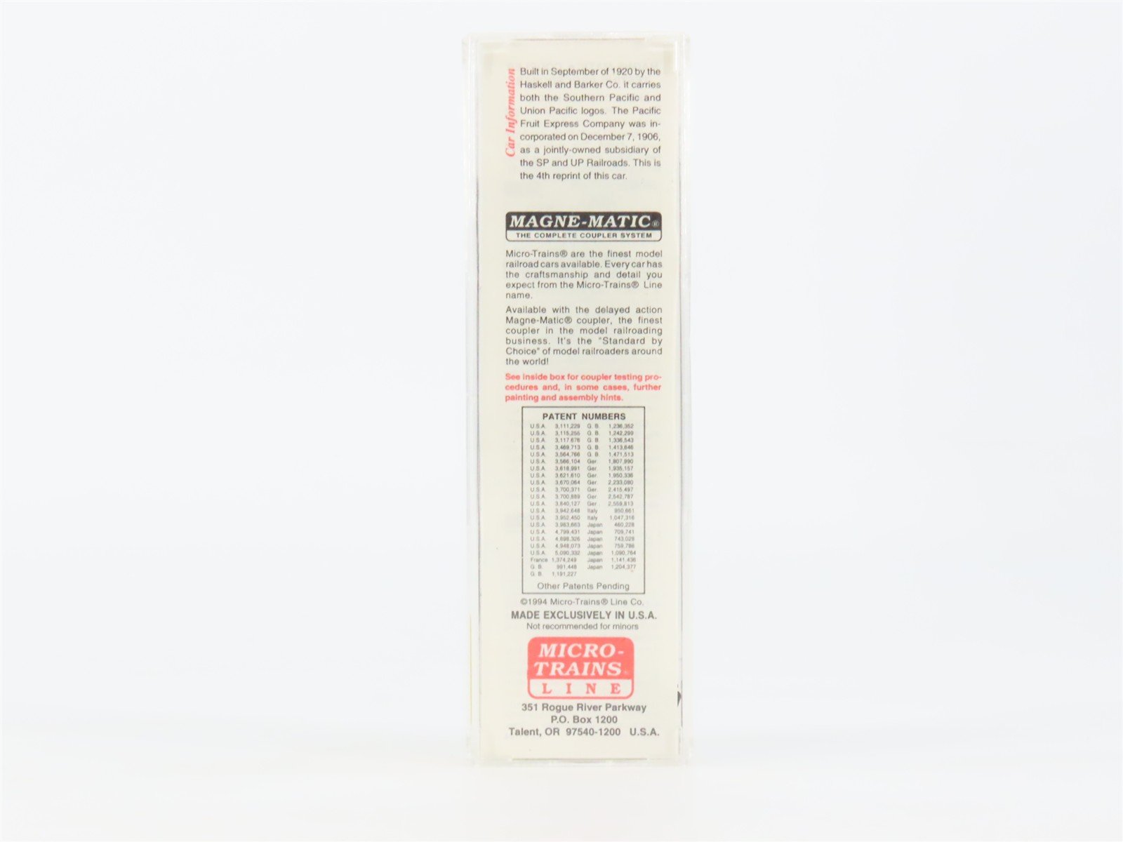 N Scale Micro-Trains MTL