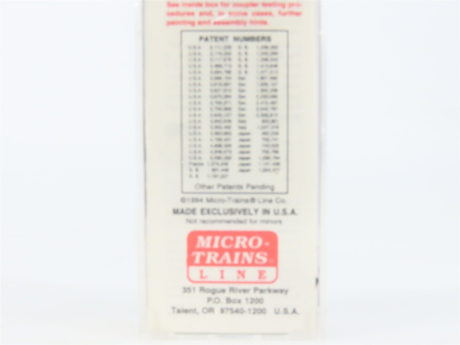 N Scale Micro-Trains MTL