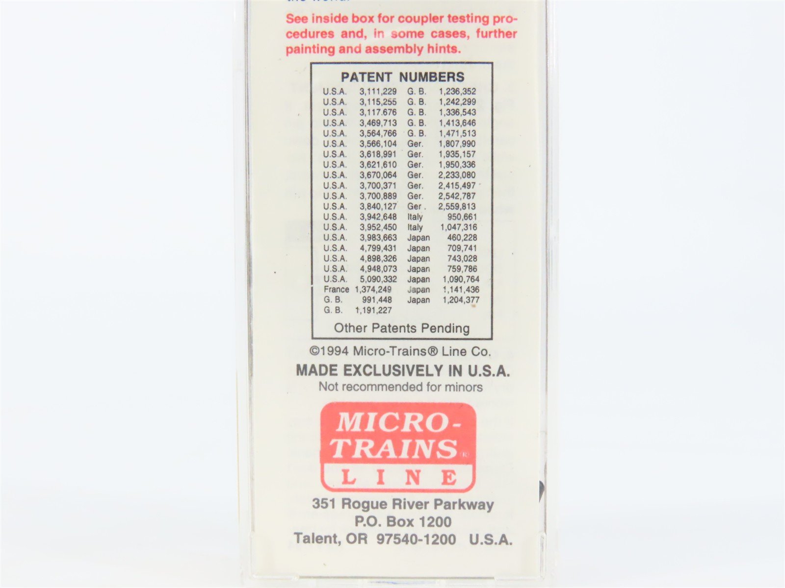 N Scale Micro-Trains MTL