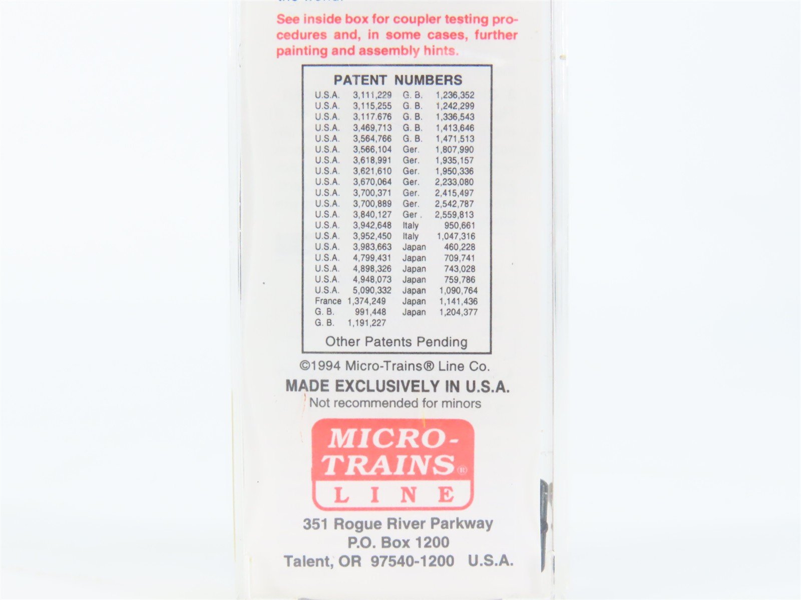 N Scale Micro-Trains MTL