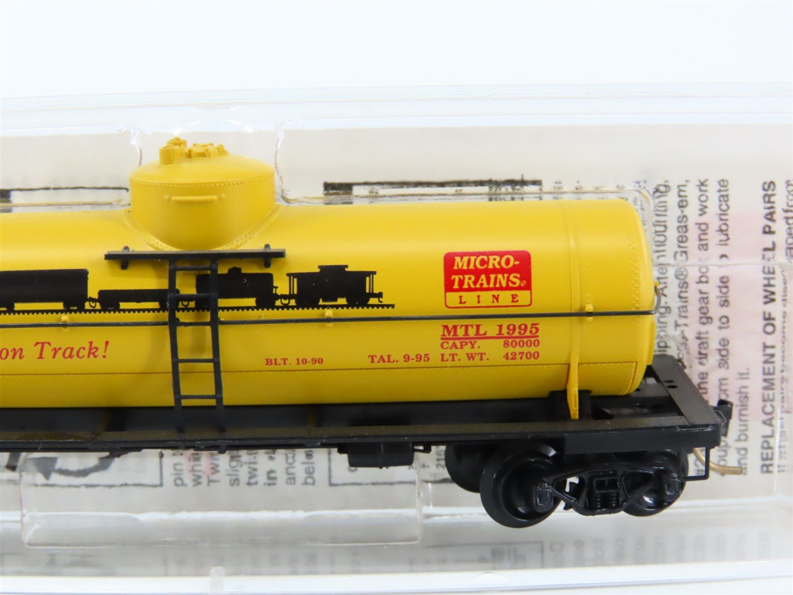 N Scale Micro-Trains MTL 65380 5th Anniversary 39' Single Dome Tank Car #1995