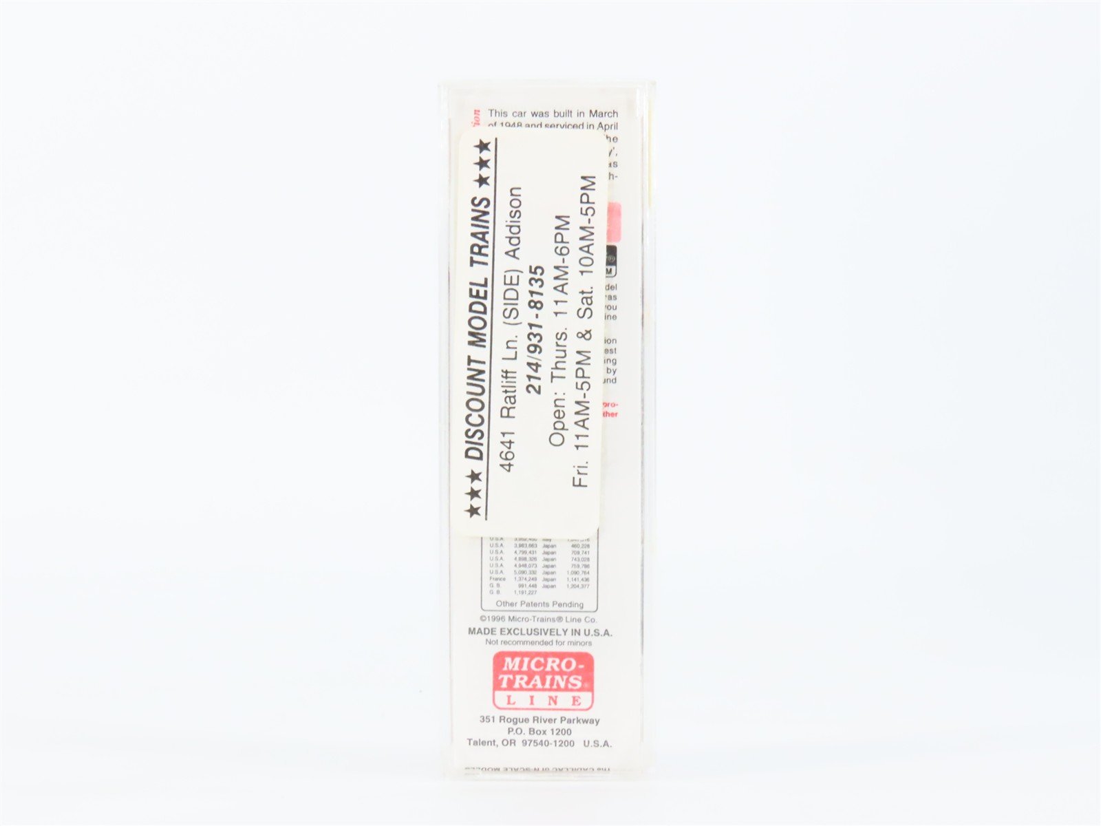 N Scale Micro-Trains MTL 20226 GN Glacier National Park 40' Box Car #6203