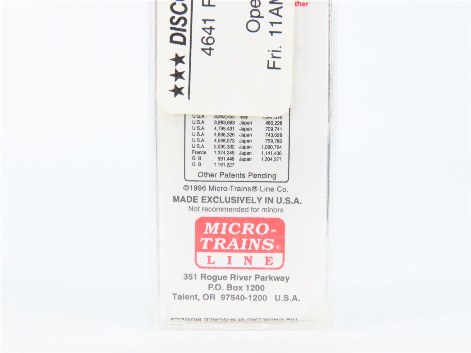 N Scale Micro-Trains MTL 20226 GN Glacier National Park 40' Box Car #6203