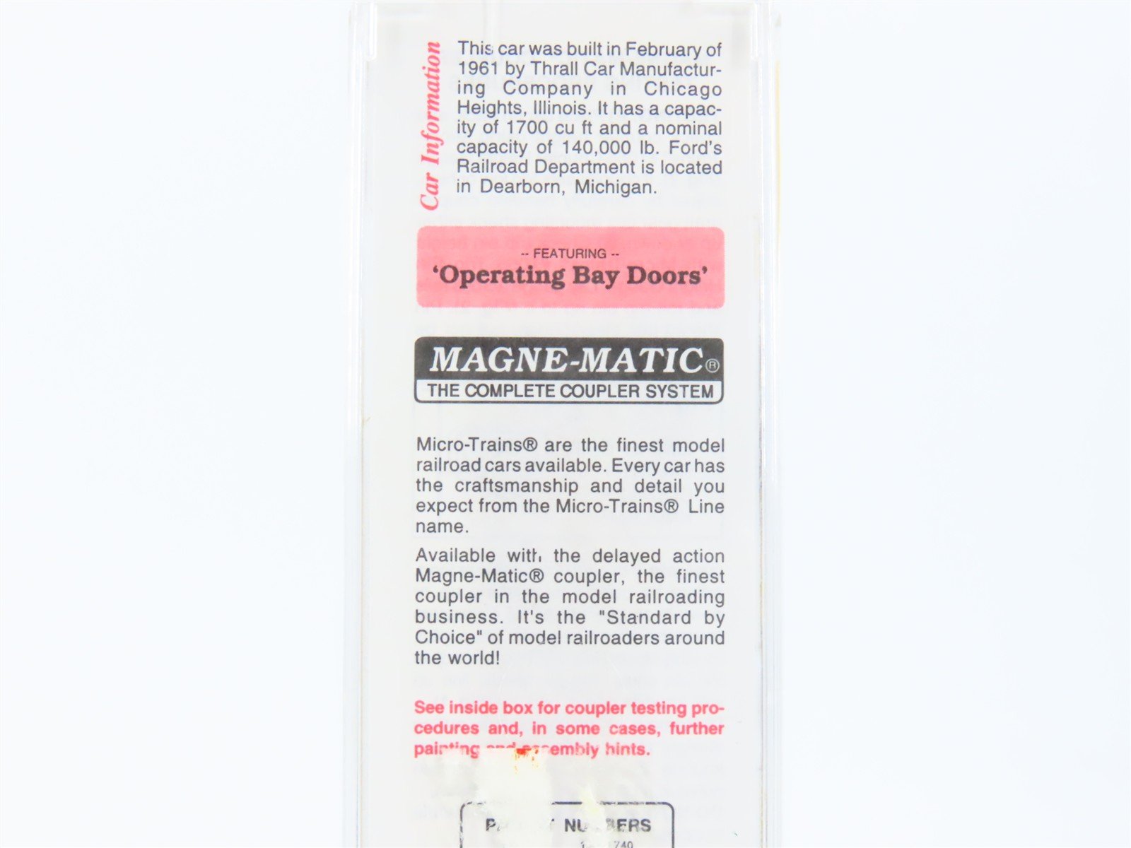 N Scale Micro-Trains MTL 56020 FRDX Ford Motor Company 2-Bay Open Hopper #2350