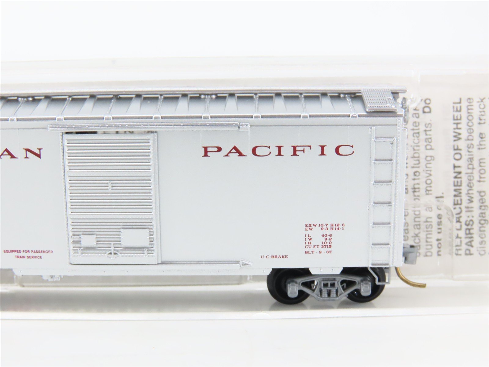 N Scale Micro-Trains MTL 20546 CP Canadian Pacific 40' Single Door Box Car #4901