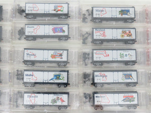 N Scale Micro-Trains MTL Complete 51 State Car Set + 10 NSE States of Union Cars
