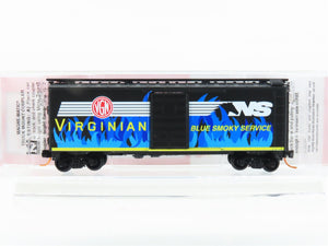 N Micro-Trains MTL NSE 14-01 NS VGN Virginian Blue Smoky Service 40' Box Car