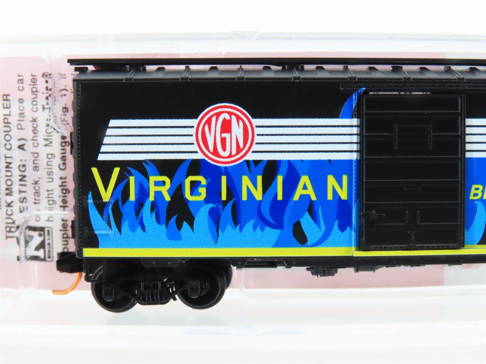 N Micro-Trains MTL NSE 14-01 NS VGN Virginian Blue Smoky Service 40' Box Car