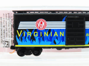 N Micro-Trains MTL NSE 14-01 NS VGN Virginian Blue Smoky Service 40' Box Car