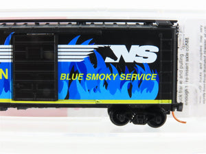 N Micro-Trains MTL NSE 14-01 NS VGN Virginian Blue Smoky Service 40' Box Car