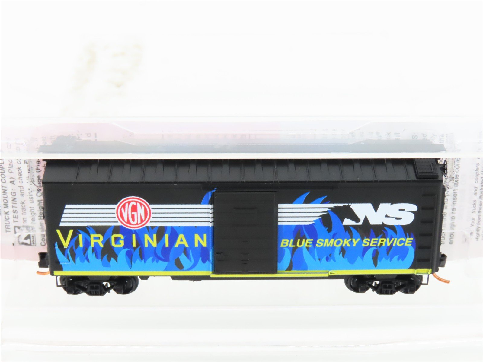 N Micro-Trains MTL NSE 14-01 NS VGN Virginian Blue Smoky Service 40' Box Car
