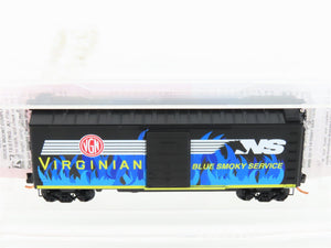 N Micro-Trains MTL NSE 14-01 NS VGN Virginian Blue Smoky Service 40' Box Car