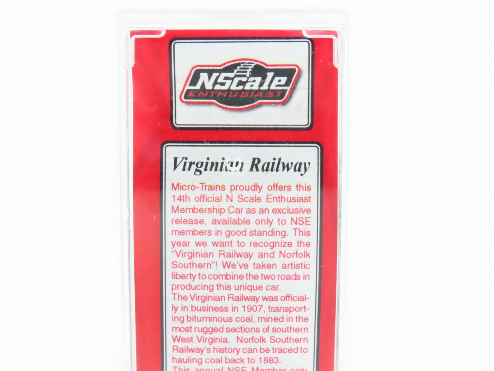 N Micro-Trains MTL NSE 14-01 NS VGN Virginian Blue Smoky Service 40' Box Car