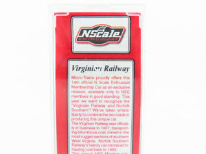 N Micro-Trains MTL NSE 14-01 NS VGN Virginian Blue Smoky Service 40' Box Car