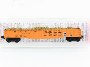 N Scale Micro-Trains MTL NSC 06-01 D&RGW Rio Grande 50' Gondola #56424 w/ Load