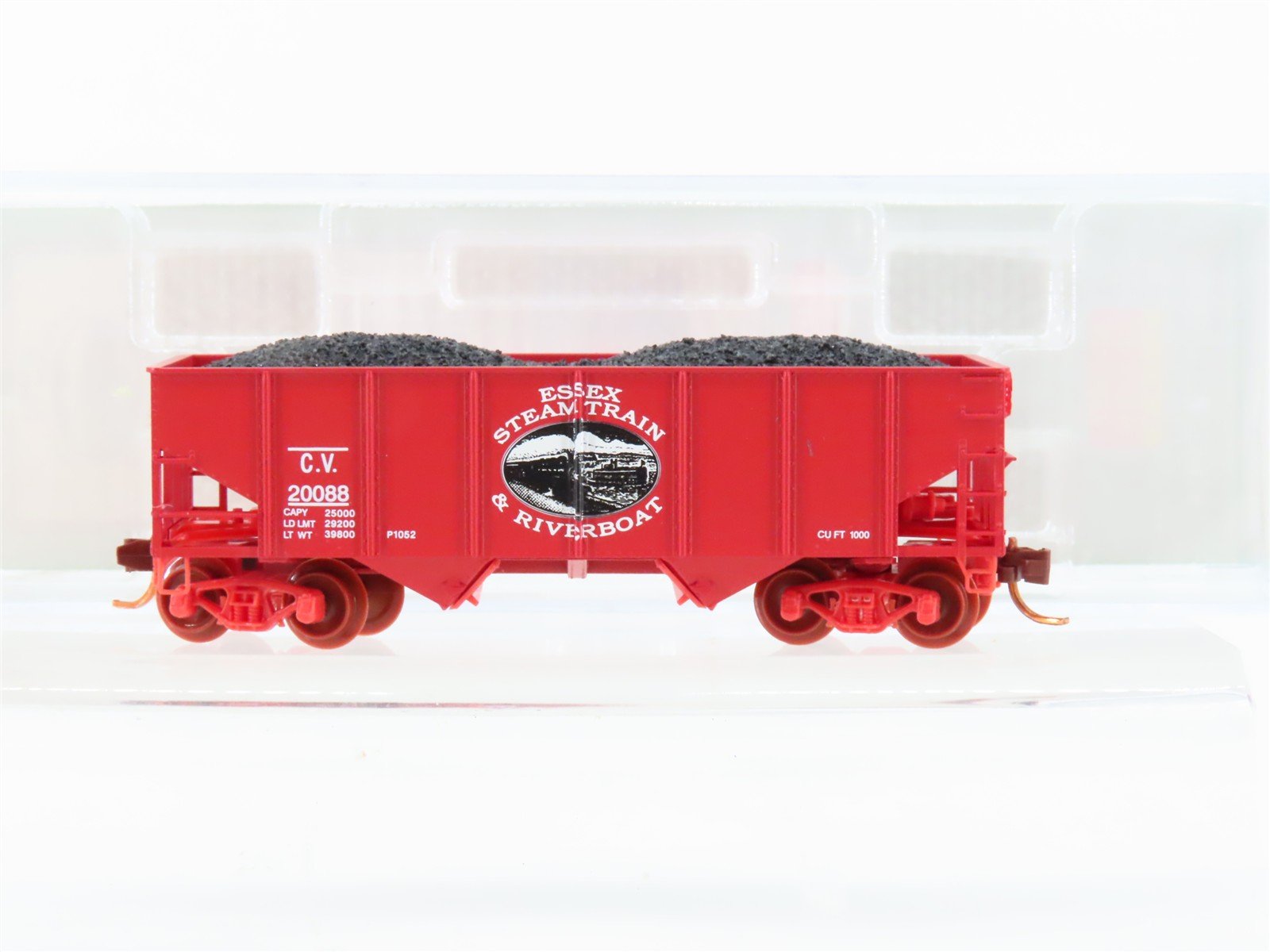 N Micro-Trains NSC MTL 07-87 CV Essex Steam Train 2-Bay Hopper #20088 w/ Load