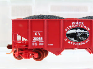 N Micro-Trains NSC MTL 07-87 CV Essex Steam Train 2-Bay Hopper #20088 w/ Load
