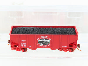 N Micro-Trains NSC MTL 07-87 CV Essex Steam Train 2-Bay Hopper #20088 w/ Load