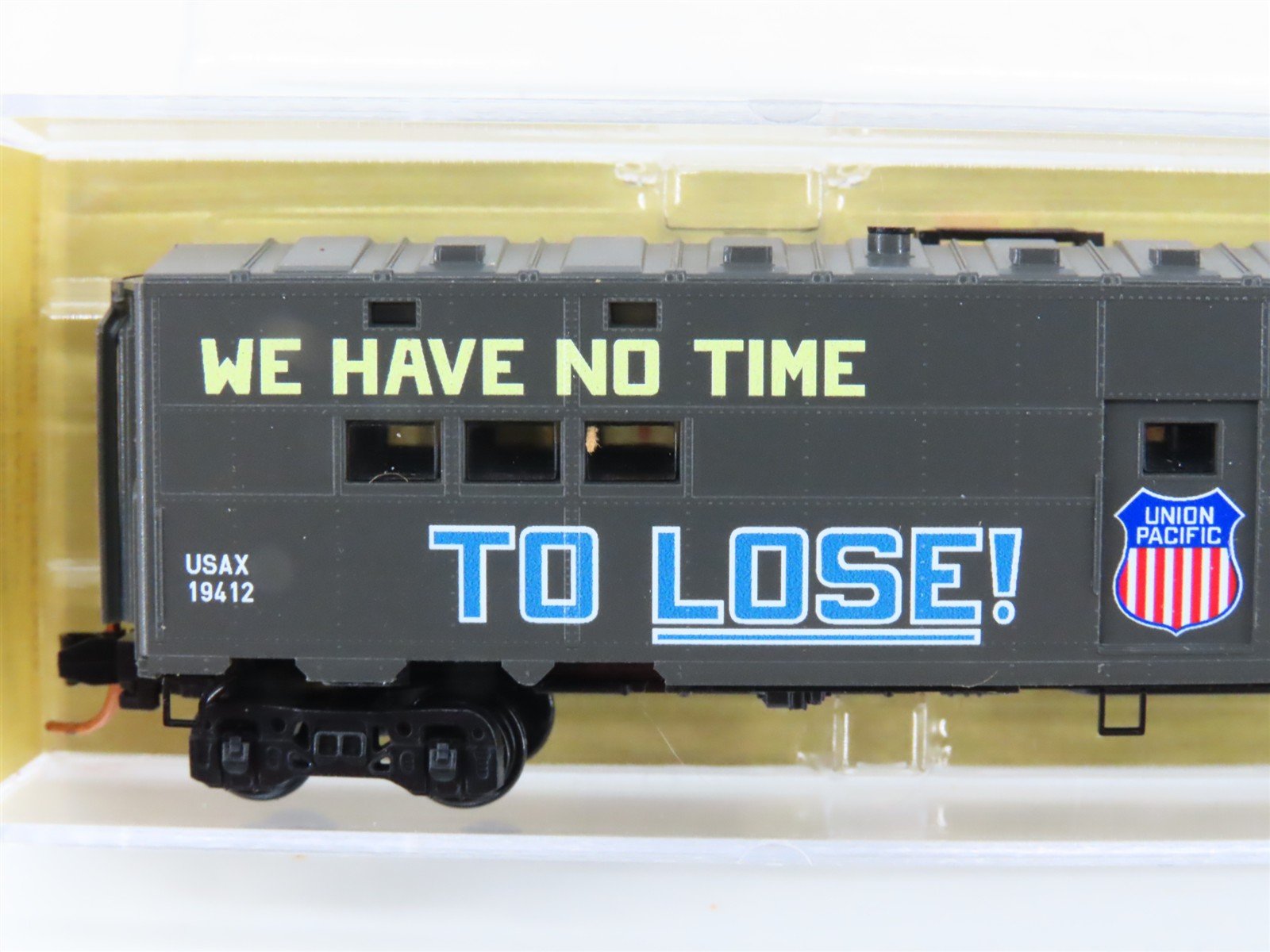 N Scale Micro-Trains MTL 11800120 USAX UP WWII 50' Troop Kitchen Car #19412