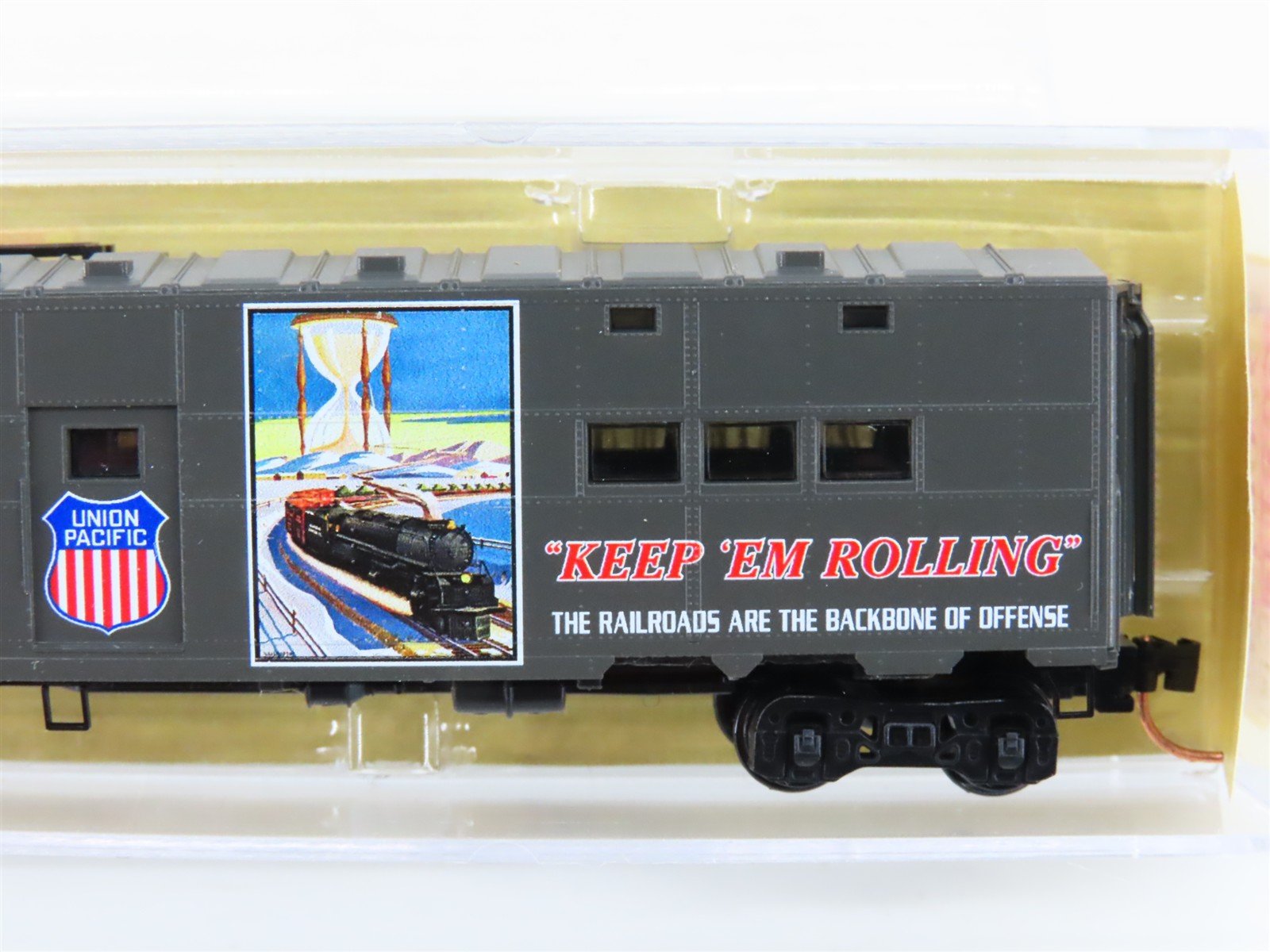 N Scale Micro-Trains MTL 11800120 USAX UP WWII 50' Troop Kitchen Car #19412