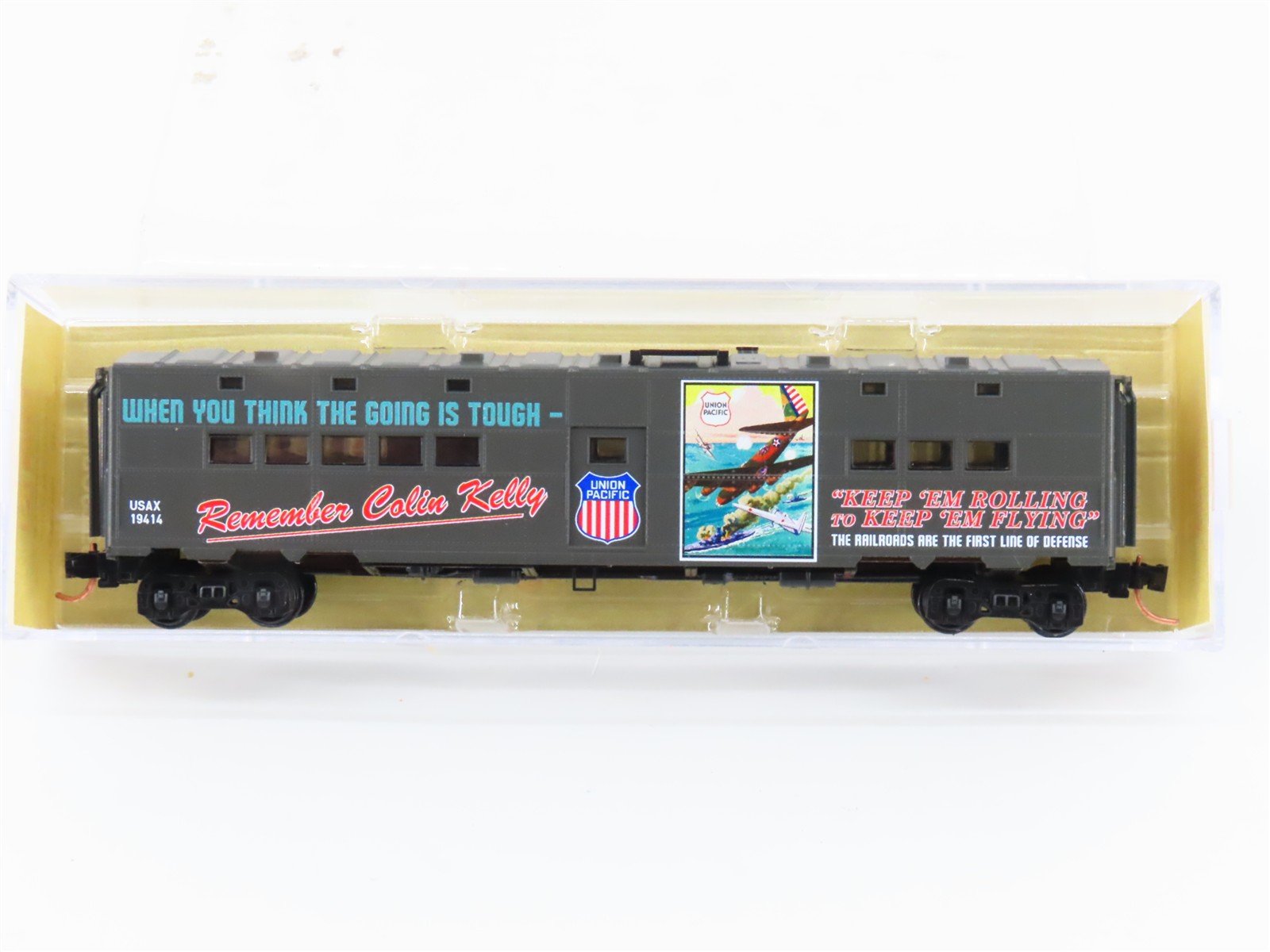 N Scale Micro-Trains MTL 11800140 USAX UP WWII 50' Troop Kitchen Car #19414