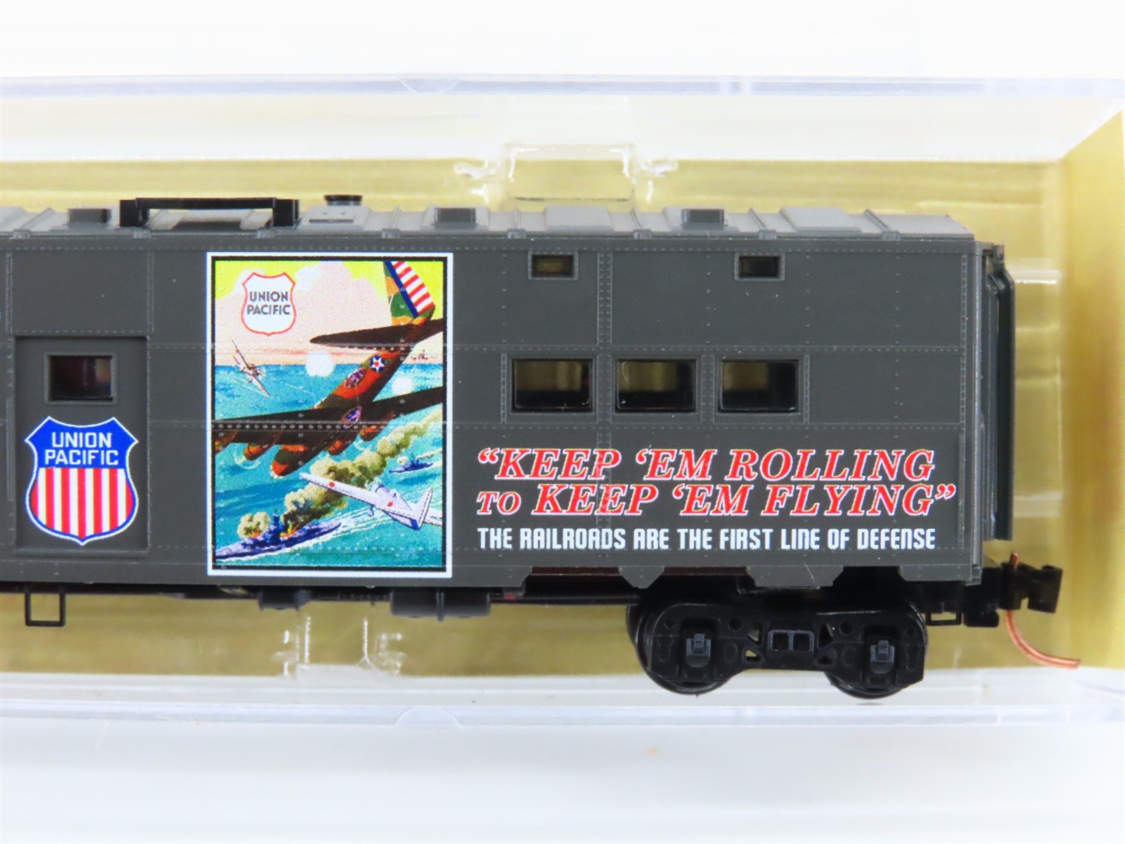 N Scale Micro-Trains MTL 11800140 USAX UP WWII 50' Troop Kitchen Car #19414