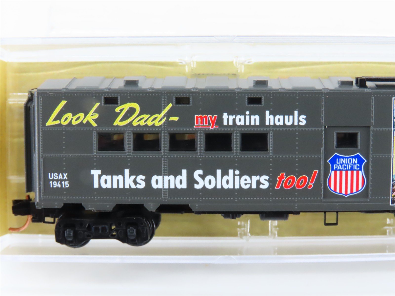 N Scale Micro-Trains MTL 11800150 USAX UP WWII 50' Troop Kitchen Car #19415