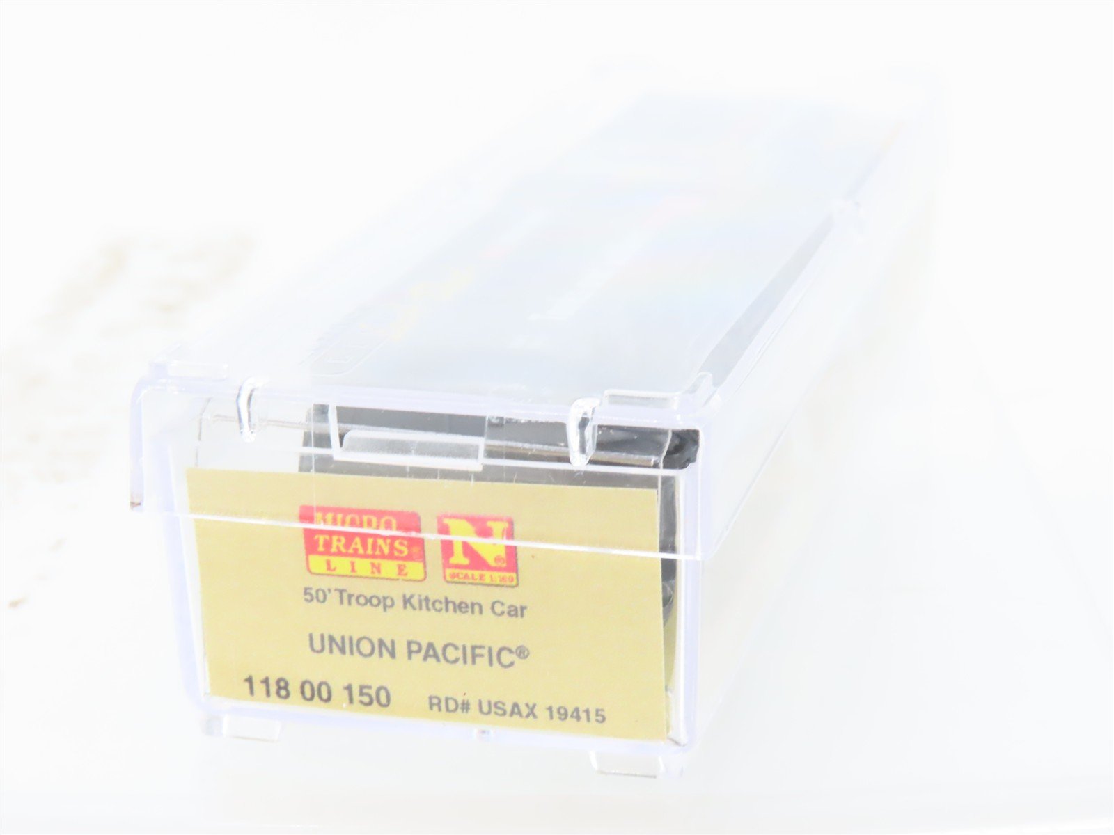 N Scale Micro-Trains MTL 11800150 USAX UP WWII 50' Troop Kitchen Car #19415