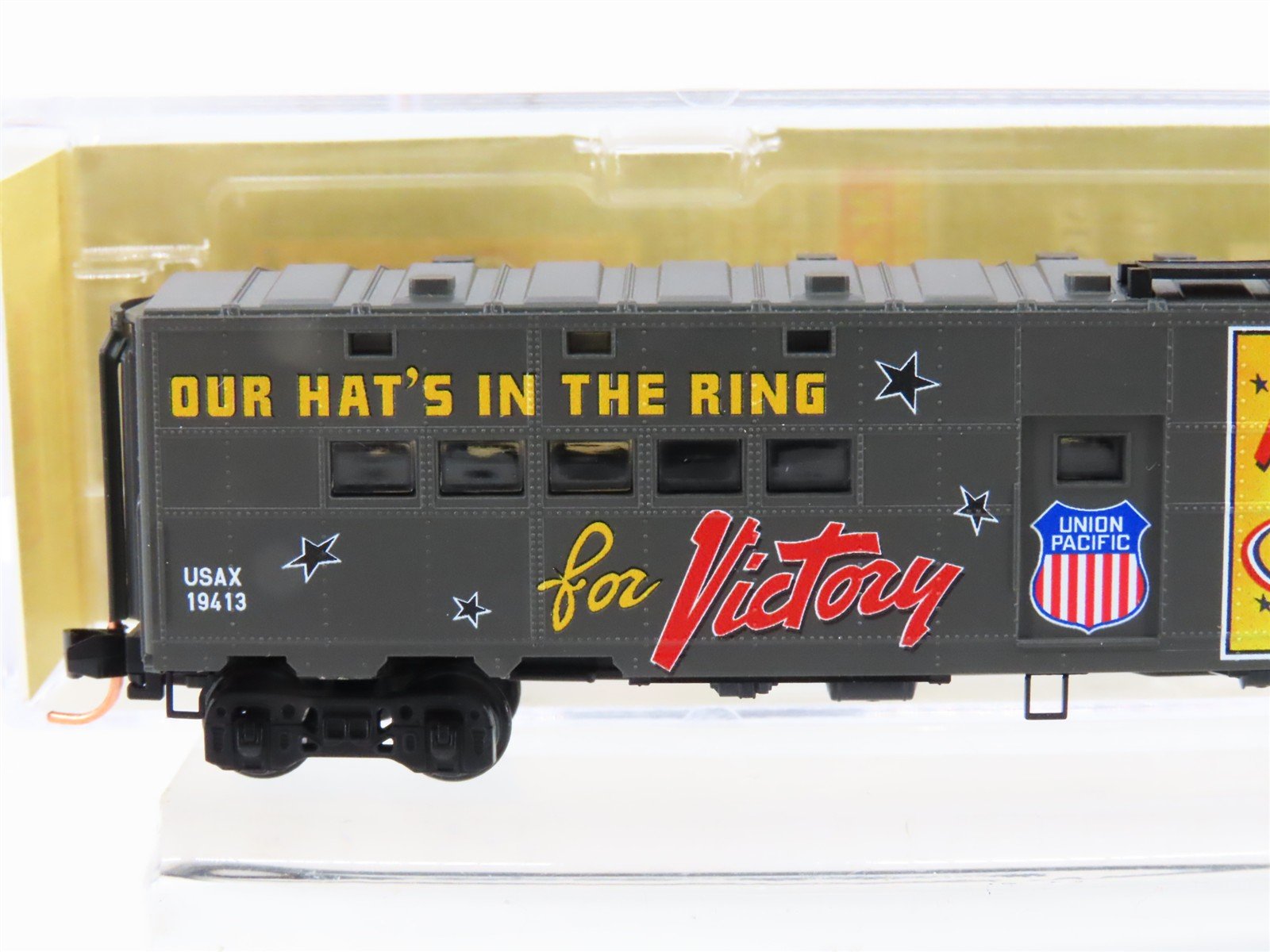 N Scale Micro-Trains MTL 11800130 USAX UP WWII 50' Troop Kitchen Car #19413