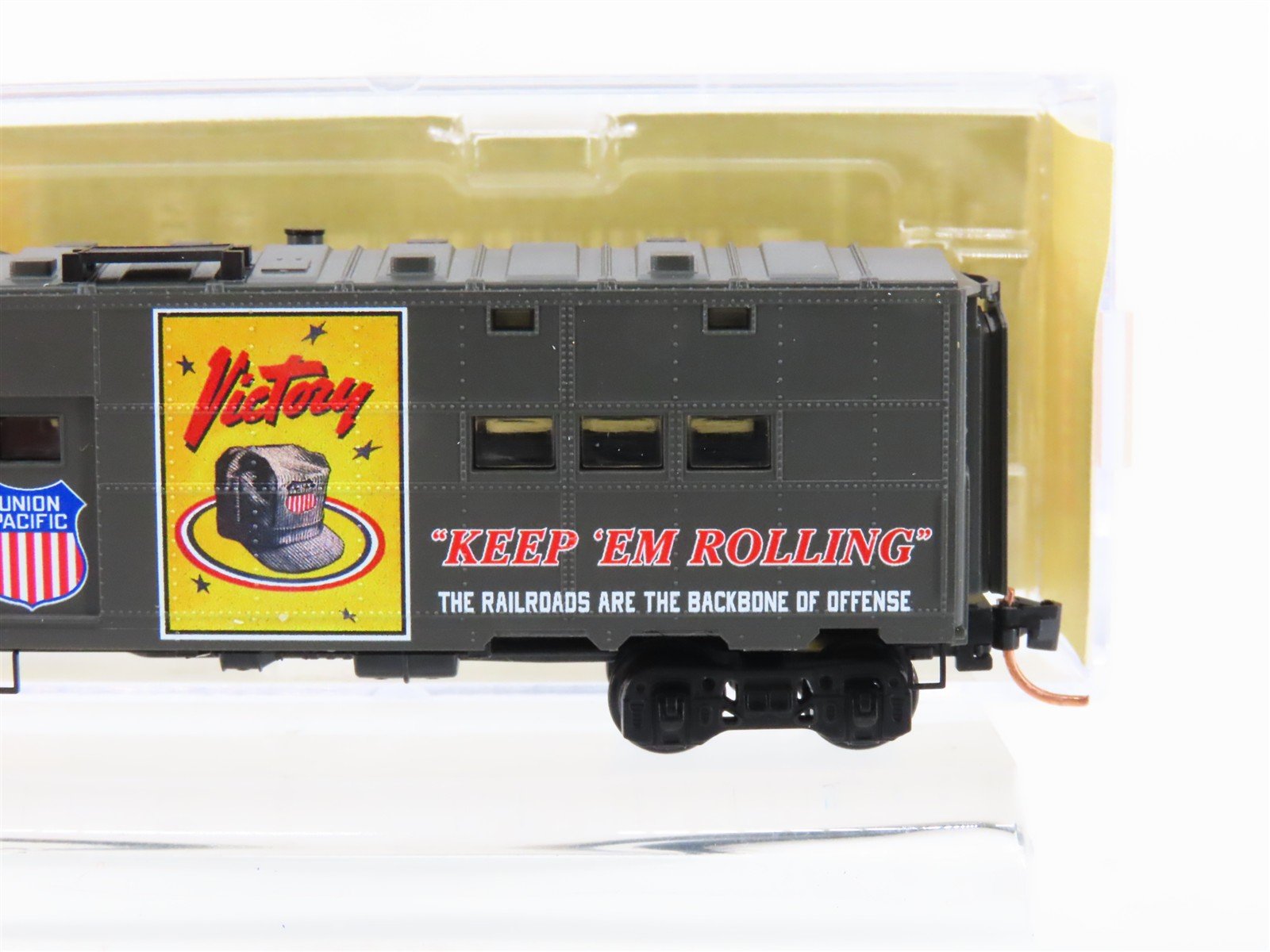 N Scale Micro-Trains MTL 11800130 USAX UP WWII 50' Troop Kitchen Car #19413