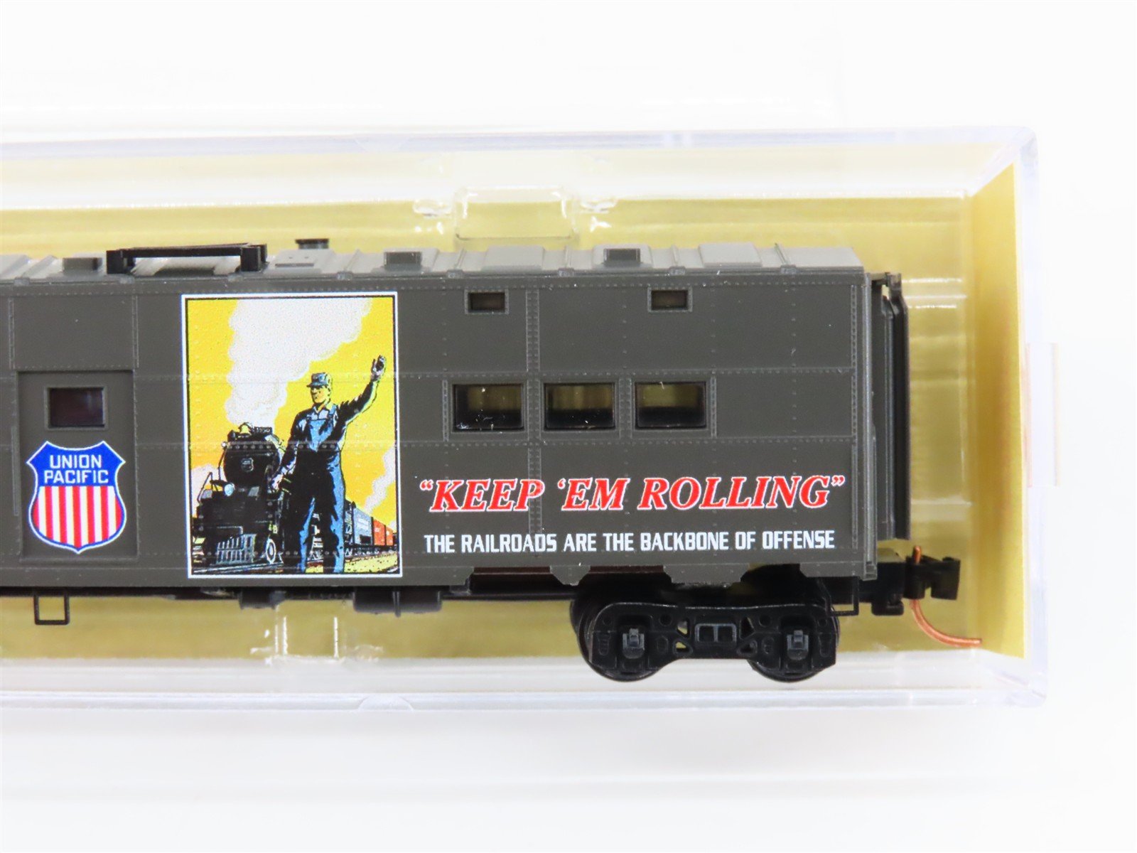 N Scale Micro-Trains MTL 11800200 USAX UP WWII 50' Troop Kitchen Car #19420
