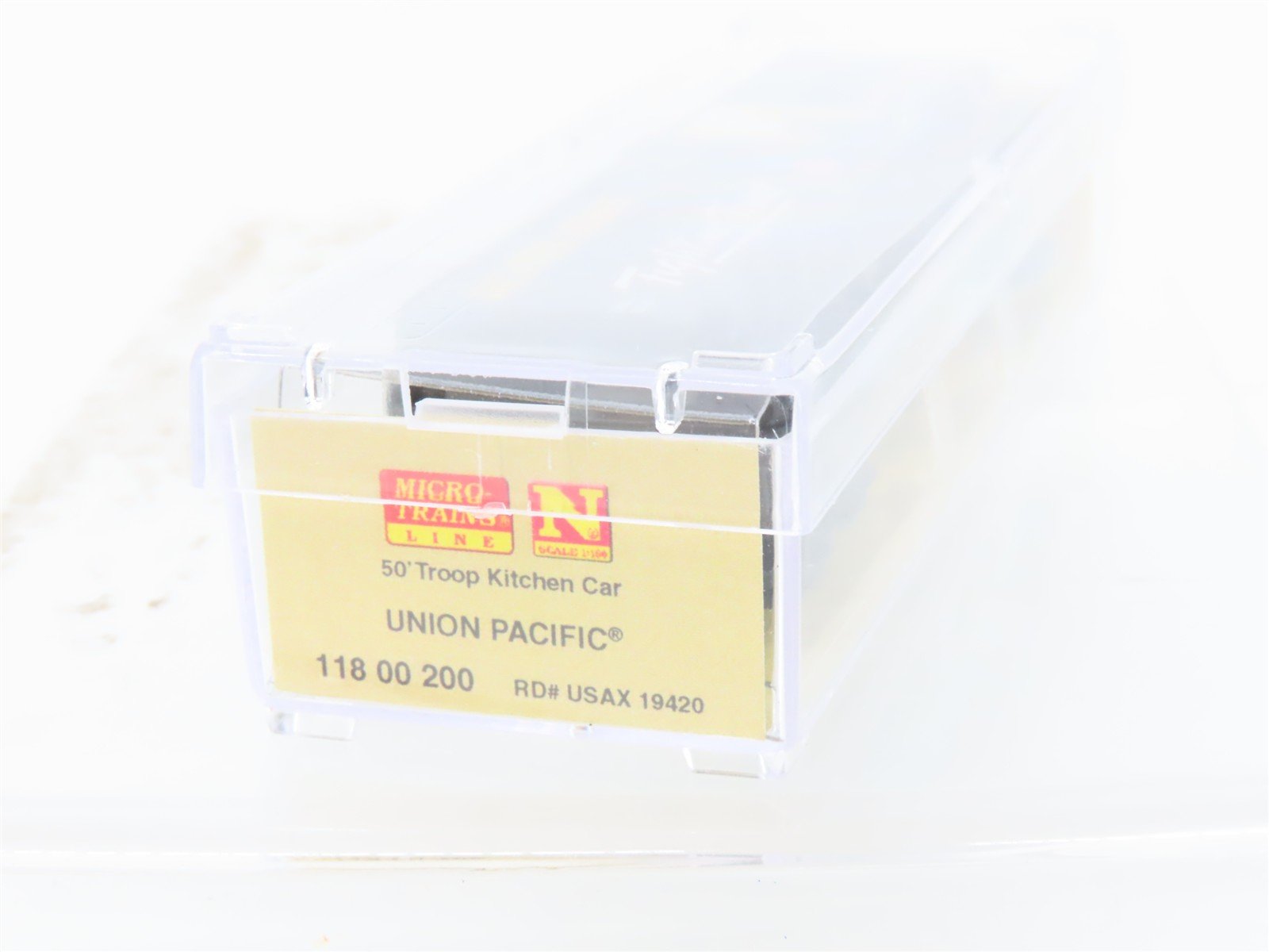 N Scale Micro-Trains MTL 11800200 USAX UP WWII 50' Troop Kitchen Car #19420