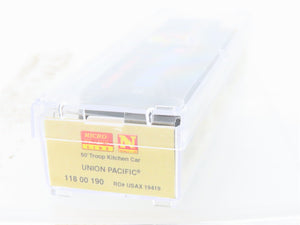 N Scale Micro-Trains MTL 11800190 USAX UP WWII 50' Troop Kitchen Car #19419