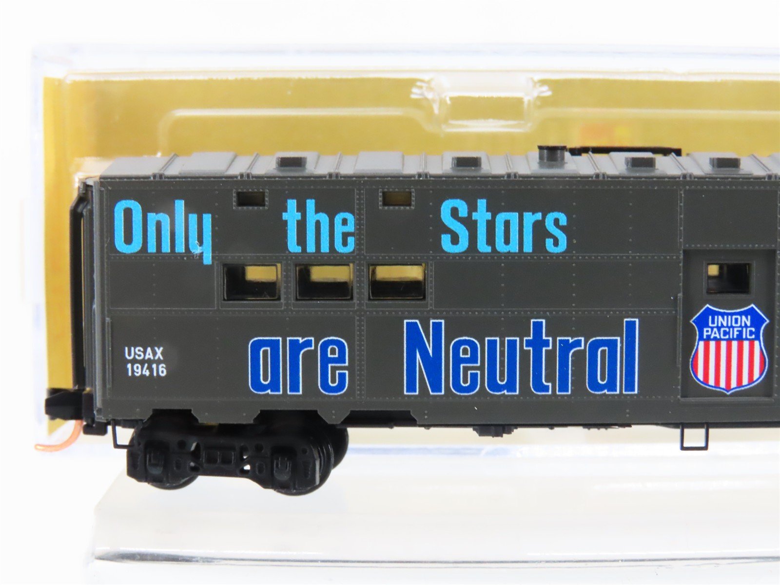 N Scale Micro-Trains MTL 11800160 USAX UP WWII 50' Troop Kitchen Car #19416