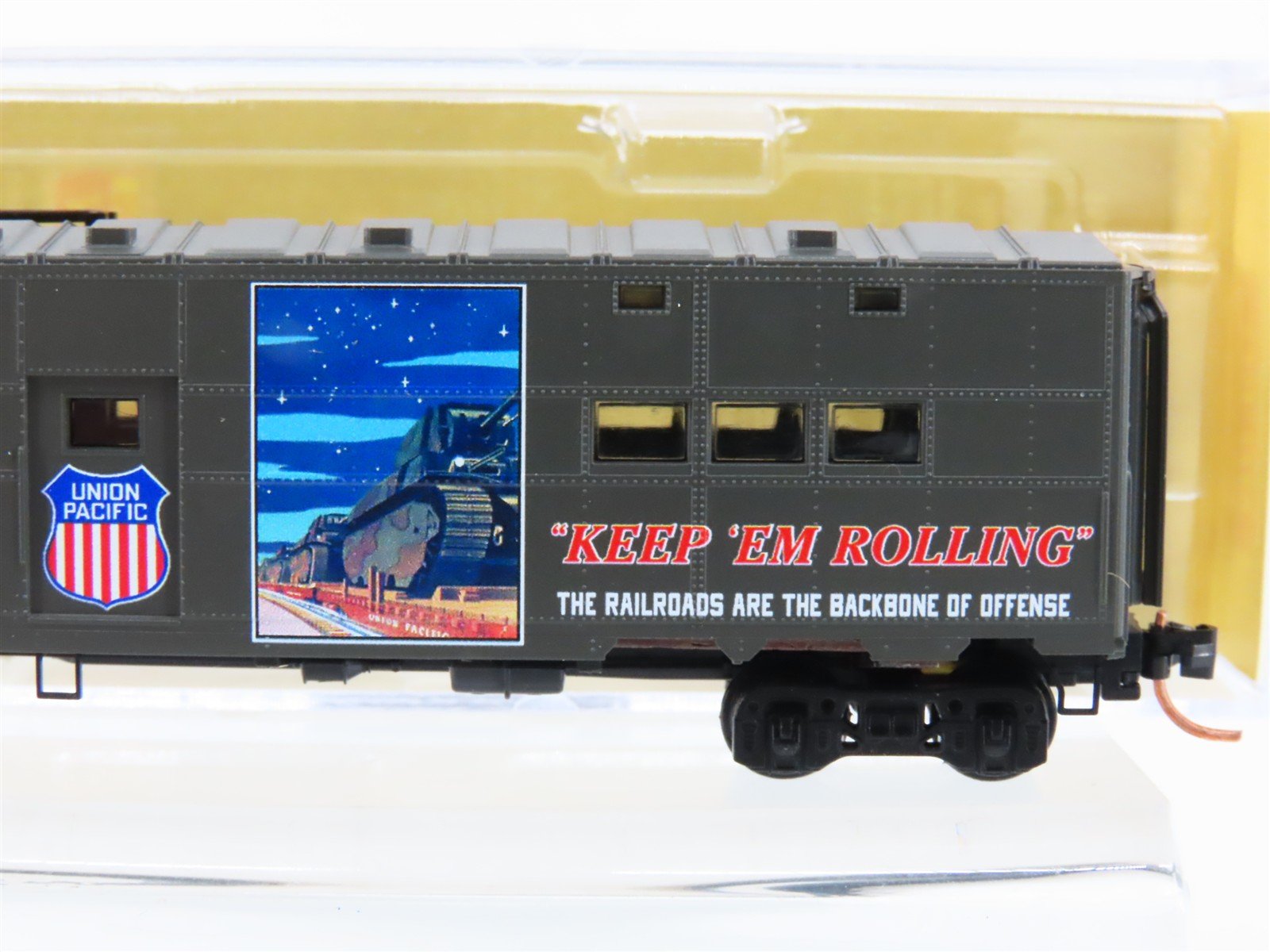 N Scale Micro-Trains MTL 11800160 USAX UP WWII 50' Troop Kitchen Car #19416